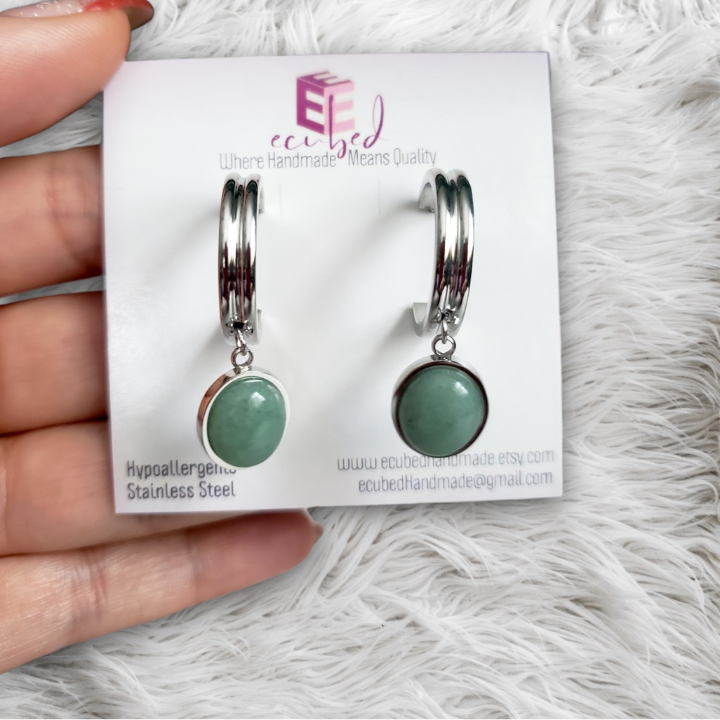 Surgical Stainless Steel Earrings  Pendant Drop Earrings